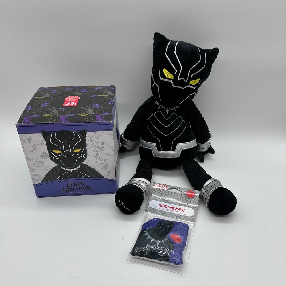 Marvel Avengers Black Panther Scentsy Buddy W/ Scent Pack New In Box